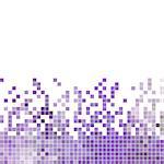 abstract vector square pixel mosaic background - purple and violet