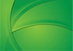 Abstract bright green corporate wavy background. Vector illustration