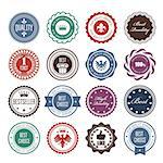 Emblems, badges and stamps - prize seals designs