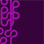 abstract vector background with stripes pattern - purple and violet