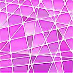 abstract vector stained-glass mosaic background - light purple