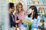 Women shopping together