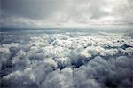 Aerial view of clouds