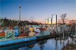 Cityscape of Gothenburg at dusk