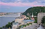 Gellert hill is a famed hill on the Buda side of Budapest