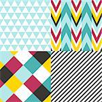 Set of seamless patterns