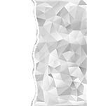 Abstract pattern with ripped paper on white background.Vector illustration.