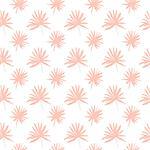 Palm Tree Leaf Seamless Pattern. Vector Illustration of Hand Drawn Paint Tropical Plant Background.