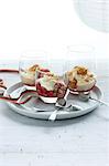 Plate of parfaits