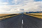 Paved road in rural landscape