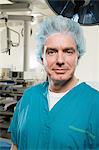 Surgeon in operating theatre