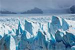 Storm clouds over Perito Moreno Glacier, Los Glaciares National Park, Patagonia, Chile