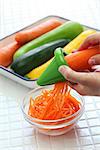 healthy diet vegetable noodles salad, vegetarian food
