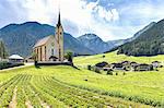 The parish church of Kartisch in the Gailtal, Lienz district, Tyrol, Austria