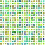 Background of colored green mosaic in vector