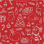 Seamless background Christmas 3 - eps10 vector illustration.