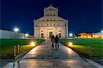 Europe,Italy,Tuscany,Pisa. Cathedral Square at dusk