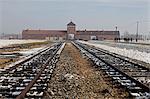 Birkenau, Poland. Platforms at the Birkenau concentration camp