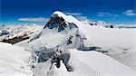 Breithorn from Piccolo Cervino (klein matterhorn), Aosta Valley, Europe