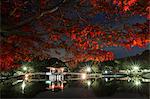 Nara, Ukimido gazebo, Japan