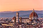 Santa Maria del Fiore at Sunset, Florence, Tuscany district, Italy, Europe.