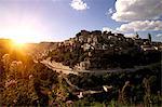 Sunlit landscape view of Ragusa, Sicily, Italy