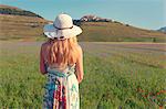 Europe, Italy,Umbria,Perugia district,Castelluccio of Norcia Flower period