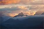 Tre Scarperi Tower, Dolomites, South Tyrol, Italy.