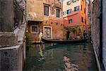 Venice, Veneto, Italy. The iconic gondola in Venice