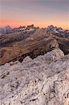 Views of mount Antelao,Croda da Lago group and mount Pelmo,Cortina d'Ampezzo,Belluno district,Veneto,Italy,Europe