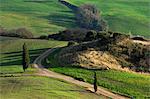 Val d'Orcia, province of Siena, Italy, Tuscany.