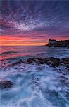 Europe, Italy, Boccale Castle at Sunset, province of Livorno, Tuscany.