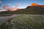 Gaviapass at sunset, Brescia province, Lombardy, Italy.