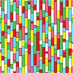 Colorful seamless pattern with rectangle mosaic shapes. Endless background. Good for children design.