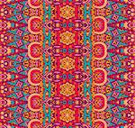 ethnic tribal festive pattern for fabric. Abstract geometric colorful seamless pattern ornamental.