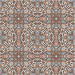 seamless pattern, geometric repeating texture. Tribal ethnic lace tiled ornament.