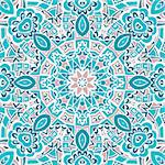 cute vintage doodle pattern. abstract ethnic seamless medallion pattern