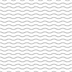Wavy seamless striped pattern. Simple endless background.