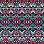 ethnic geometric striped seamless tribal pattern. Folk ornamental textile seamless pattern