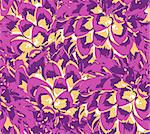 Seamless pattern abstract flowers repeated vector illustration