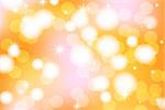 Vivid bokeh in golden color. Background with highlights. vector illustration