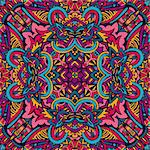 geometric colorful mandala vector ethnic tribal pattern