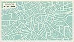 London Map in Retro Style. Vector Illustration.