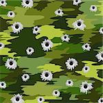 Illustration of camouflage military textiles as a background