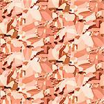 Vector copper crumpled foil seamless pattern. Shimmer sparkle background.