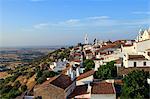 View of the medieval fortified village of Monsaraz, Alentejo, Portugal, Europe