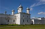 Saviour Cathedral, Yuriev Monastery, UNESCO World Heritage Site, Veliky Novgorod, Novgorod Oblast, Russia, Europe