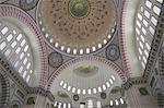 Interior, Suleymaniye Mosque, UNESCO World Heritage Site, Istanbul, Turkey, Europe