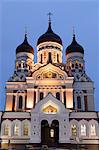 Orthodox Cathedral of Alexander Nevsky, Toompea (Castle Hill), Old Town, UNESCO World Heritage Site, Tallinn, Estonia, Europe