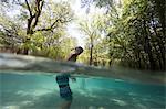 Boy in water, Destin, Florida